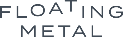 Text: Floating Metal