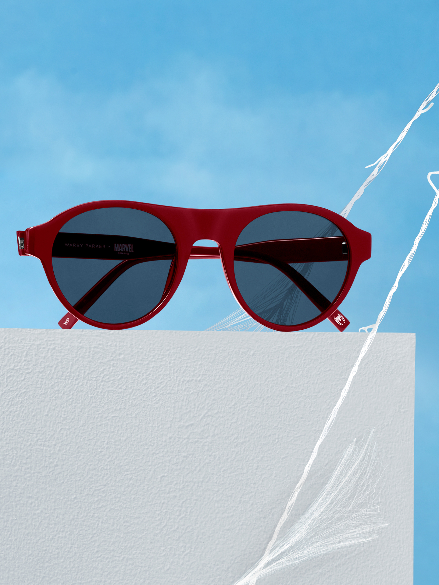 The Peter Parker II sunglasses in Brick