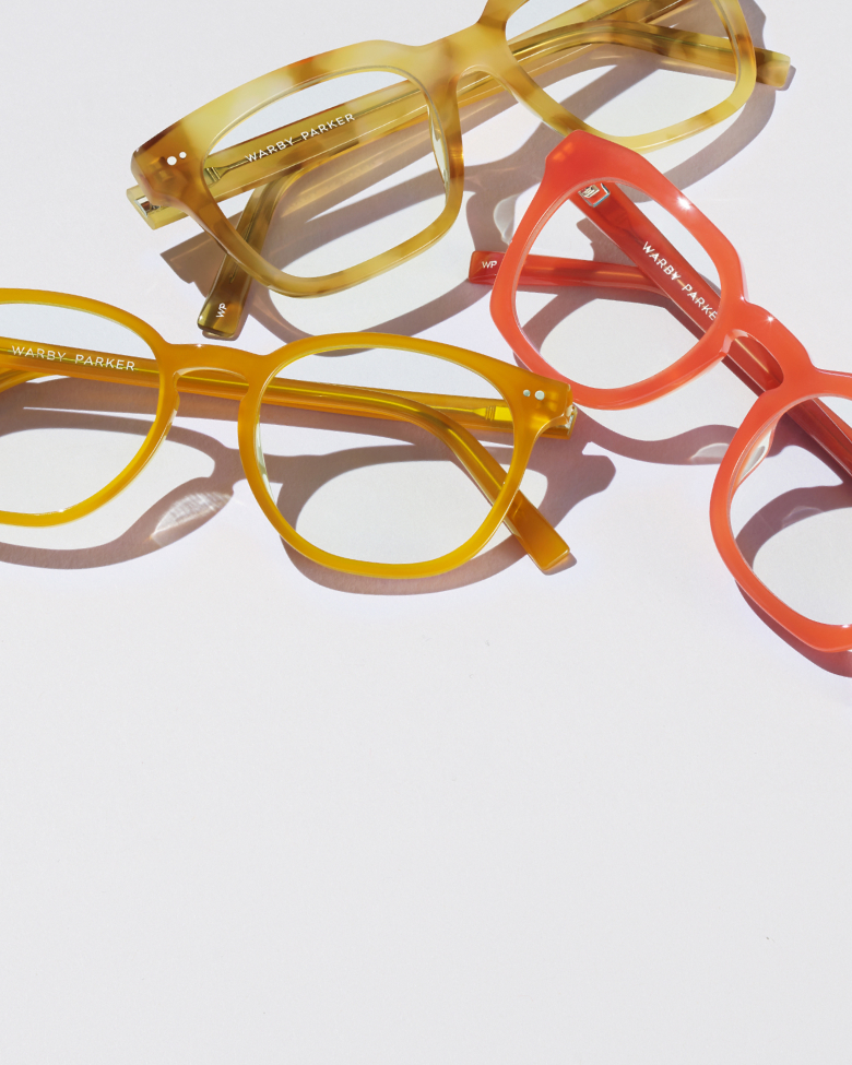 Group of eyeglasses