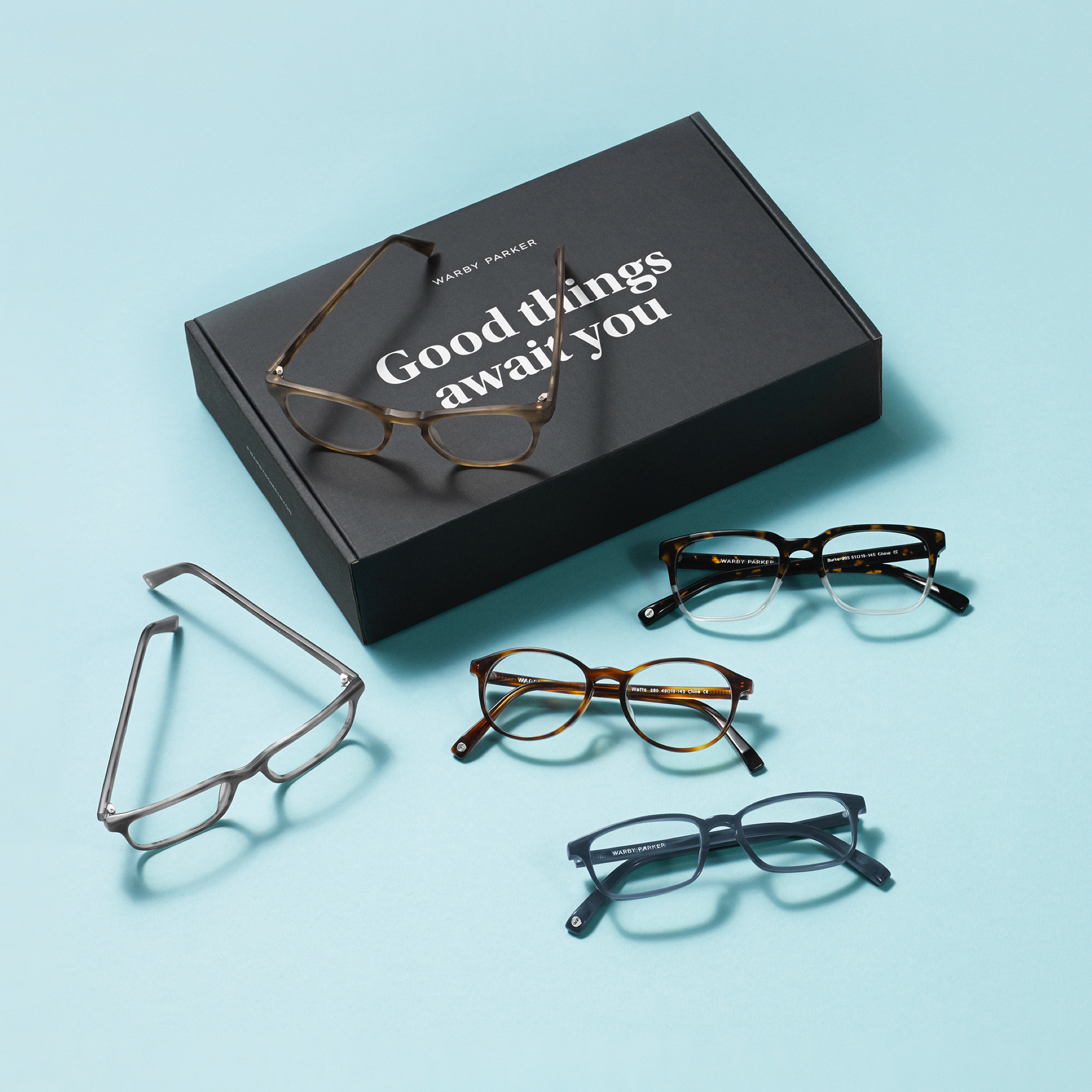 Frames with Home Try-On box
