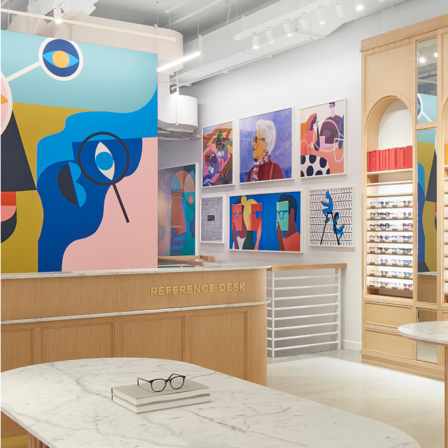 Warby Parker Store Interior