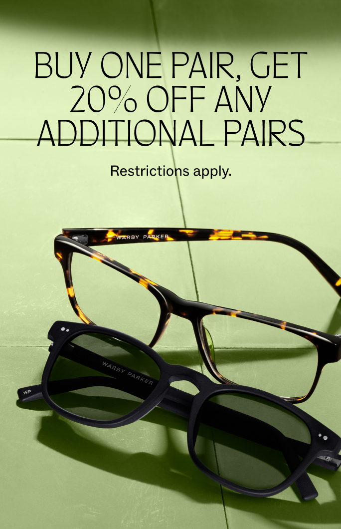 TRY A TINT: Personalize your prescription sunglasses with blue, yellow, or rosy brown tinted lenses. Shop now.
