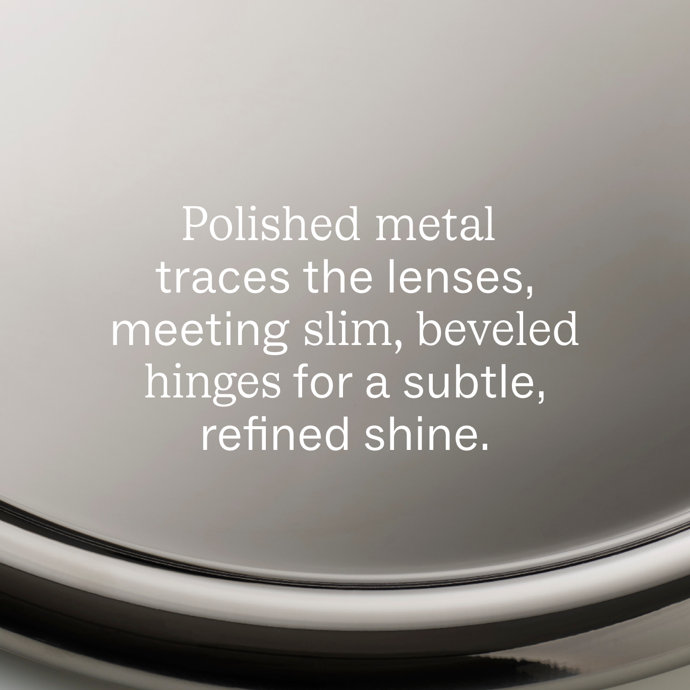 Close-up of people with text that reads: "Tones, textures, and opacities converge along abstract lines, made possible by a novel construction process."