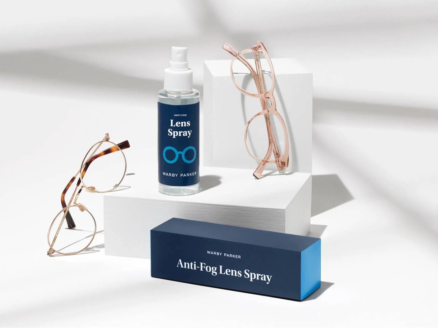 Anti-Fog Spray with glasses
