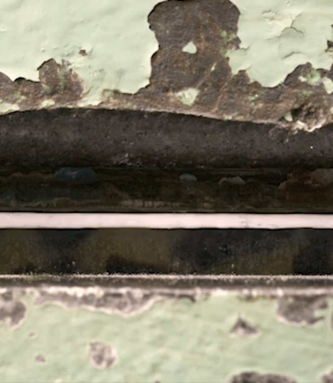 Acetate block after acetate cubes have been melted and flattened into a sheet. 