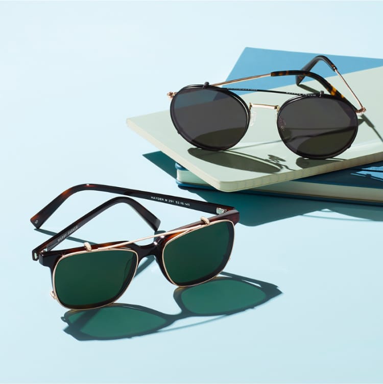 Clip-on sunglasses