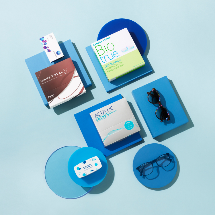Image of Warby Parker glasses and contacts