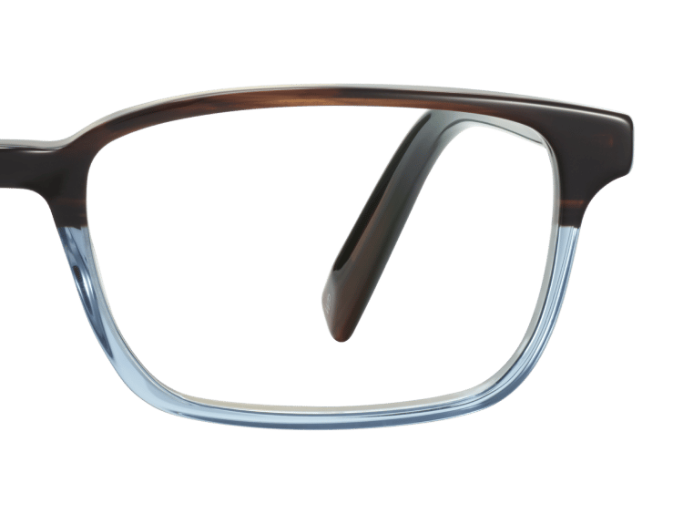 The half of a frame on a white background.