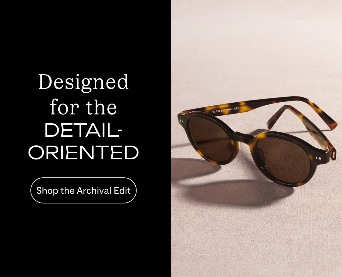 Tortoiseshell sunglasses with brown lenses, designed for the detail-oriented.