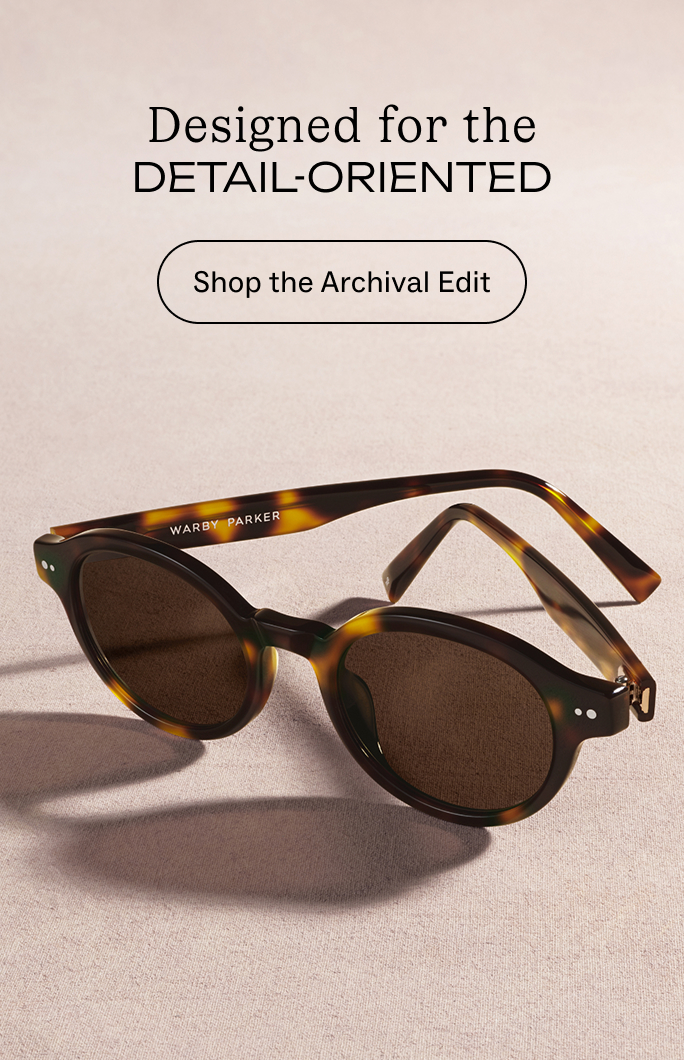 Tortoiseshell sunglasses with brown lenses, designed for the detail-oriented.