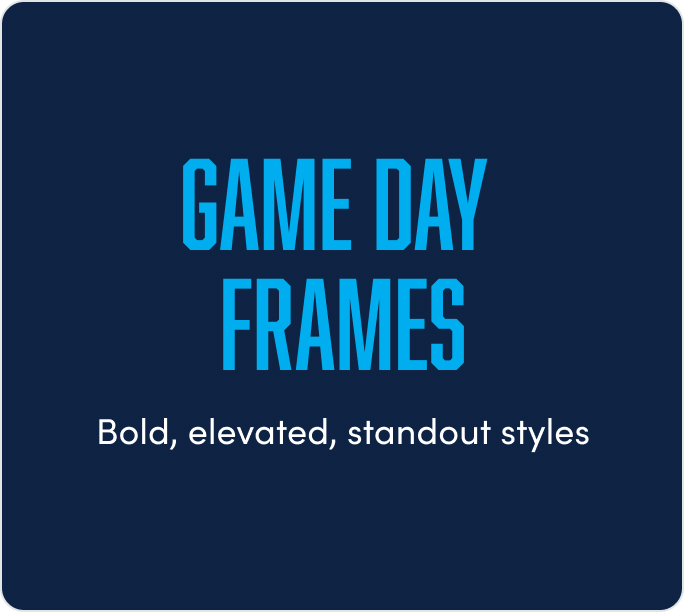 Discover the Game Day Frames collection and see how prescription eyeglasses bring performance and style together on and off the field.