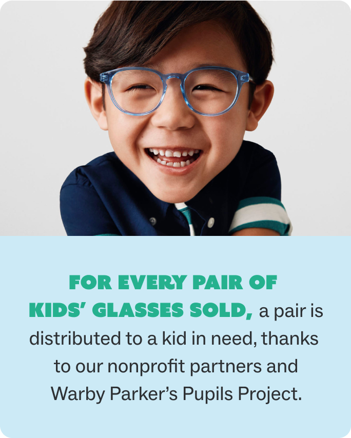 For every pair of kids' glasses sold