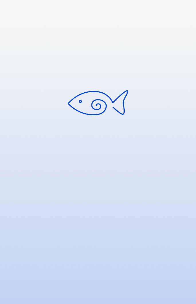 The image shows a stylized Pisces constellation with lines connecting star shapes on a blue background.