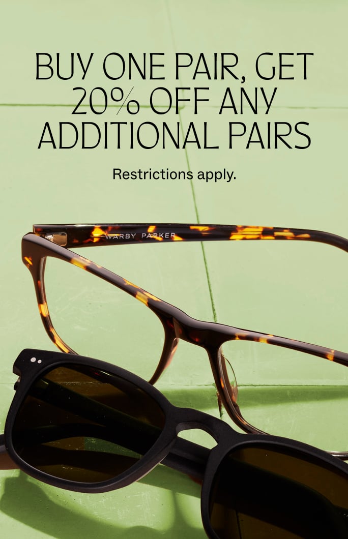 TRY A TINT: Personalize your prescription sunglasses with blue, yellow, or rosy brown tinted lenses. Shop now.